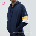 Color-Blocked Activewear Wholesale Men Cotton Custom Hoodies